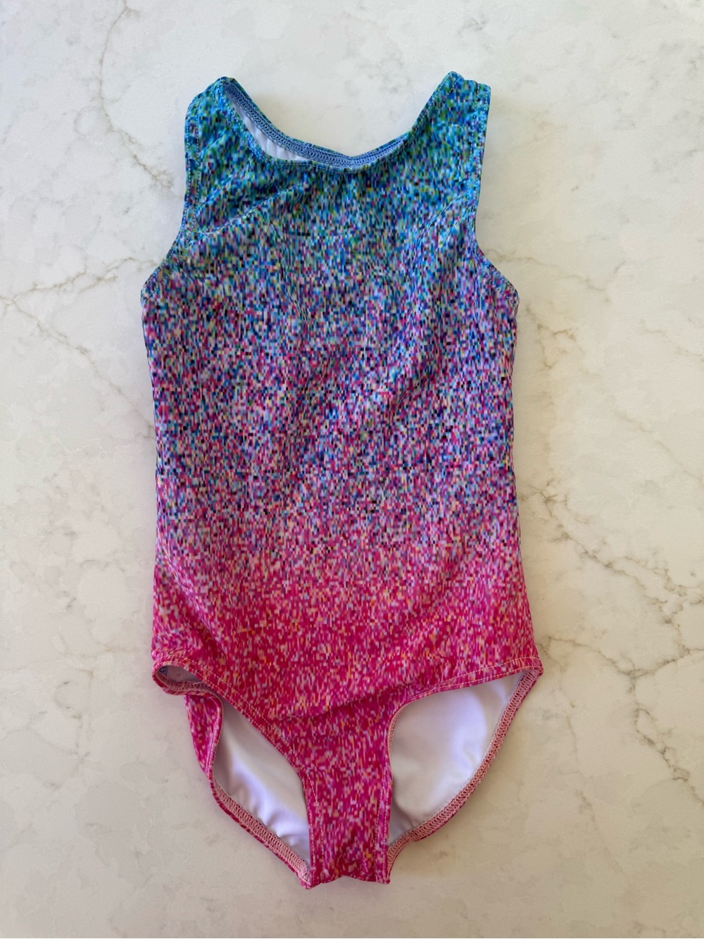 balera Light Blue Trim Multicolor Swimwear Tag